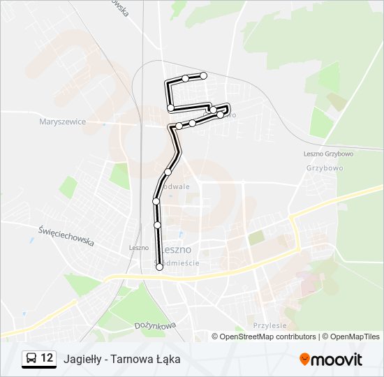 12 bus Line Map