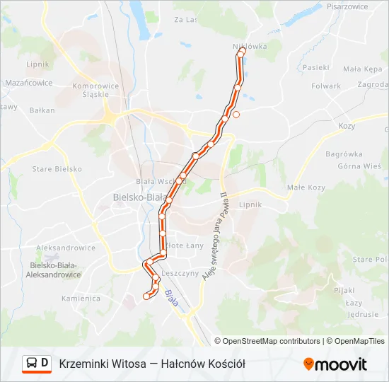 D Bus Line Map