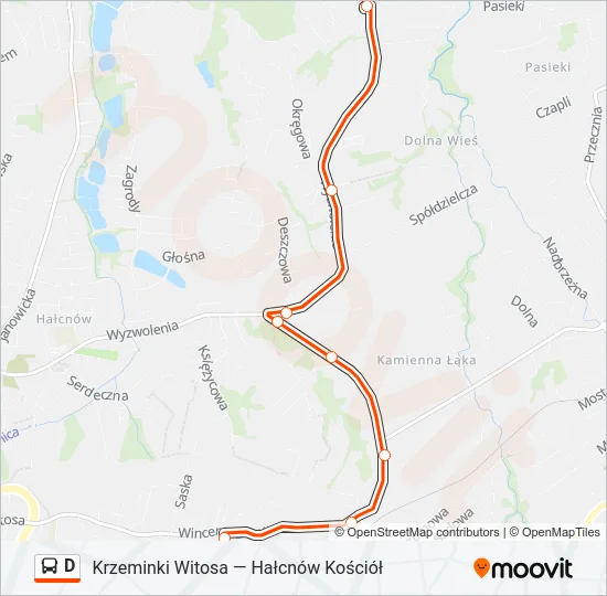 D Bus Line Map