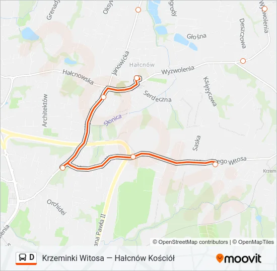 D Bus Line Map
