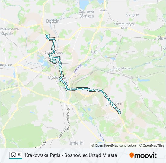 S bus Line Map