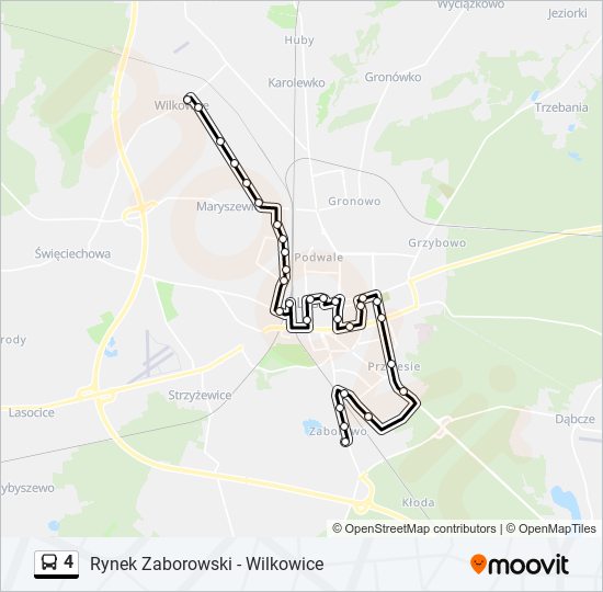 4 bus Line Map