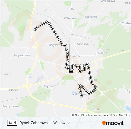 4 bus Line Map