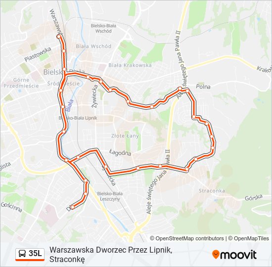 35L bus Line Map