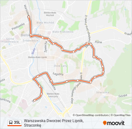 35L bus Line Map