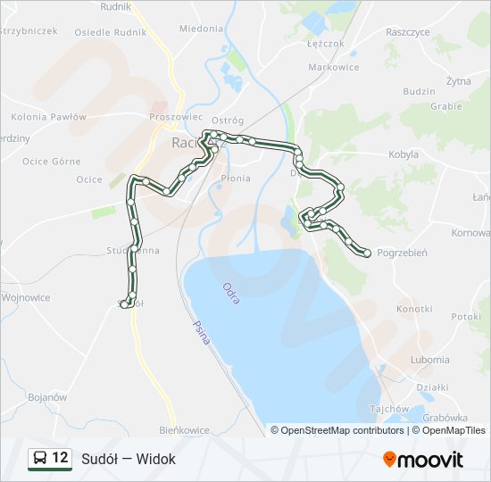 12 bus Line Map