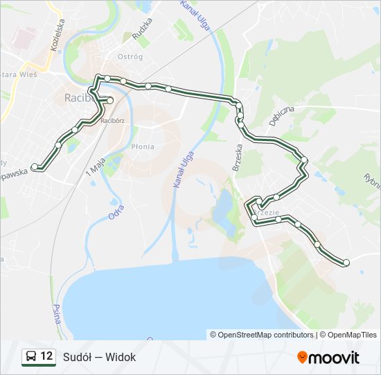 12 bus Line Map