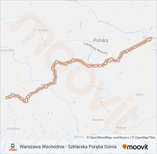 IC 16190 Train Line Map