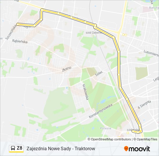 Z8 bus Line Map