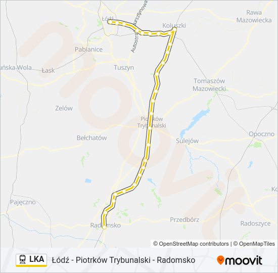 LKA train Line Map