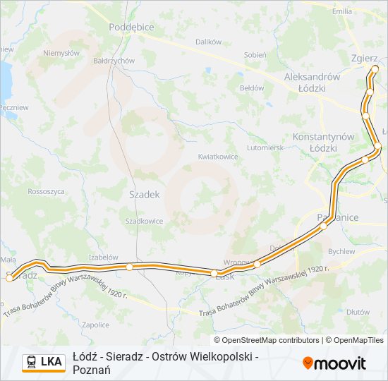 LKA train Line Map