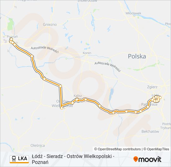 LKA train Line Map