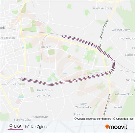 LKA train Line Map