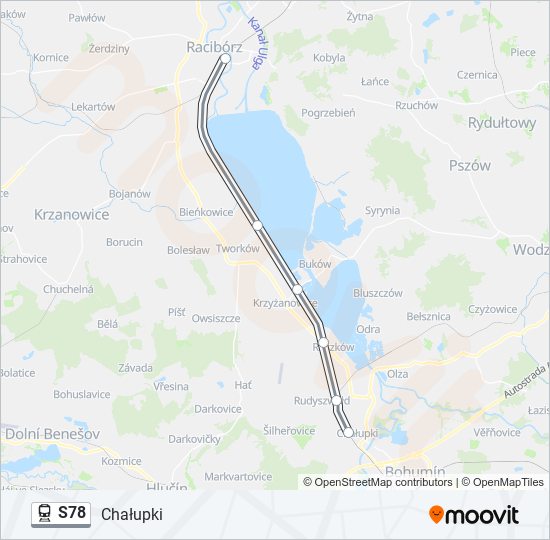 S78 train Line Map