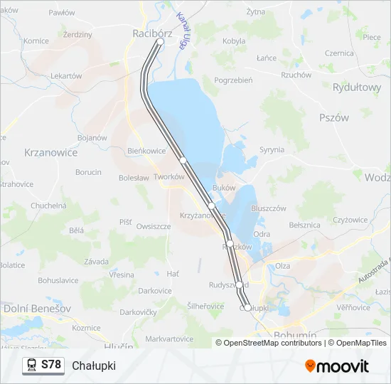 S78 Train Line Map