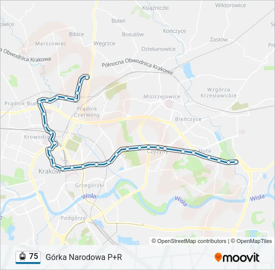 75 Light Rail Line Map