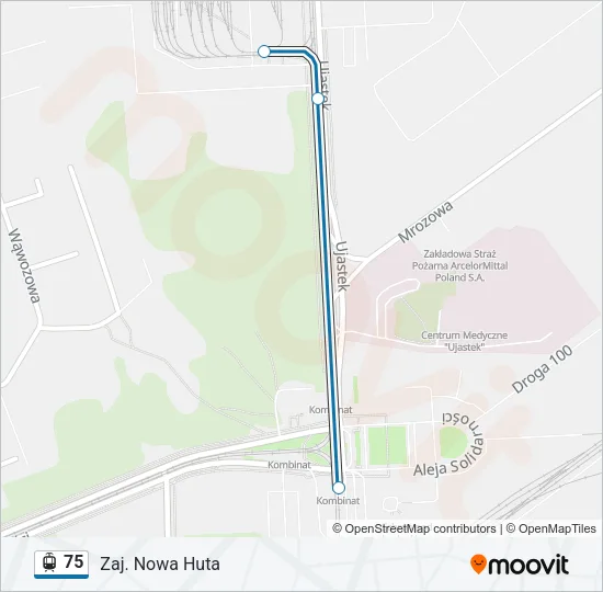 75 Light Rail Line Map
