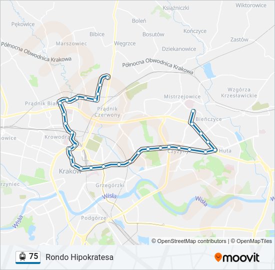 75 light rail Line Map