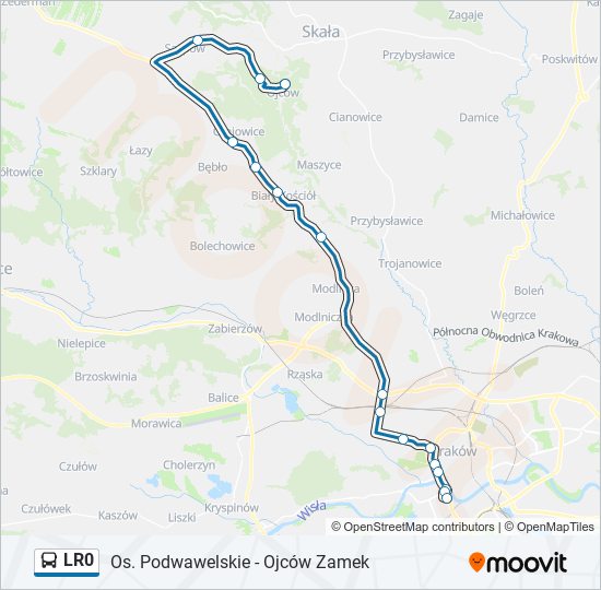 LR0 bus Line Map