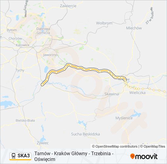 SKA3 train Line Map