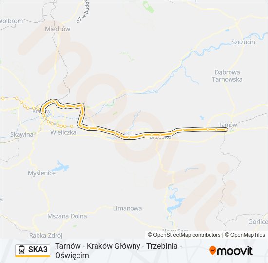 SKA3 train Line Map