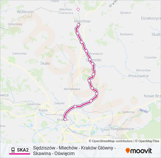 SKA2 train Line Map