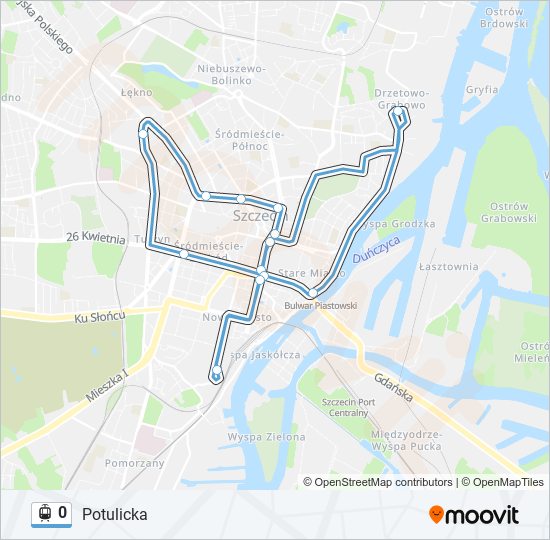 0 light rail Line Map