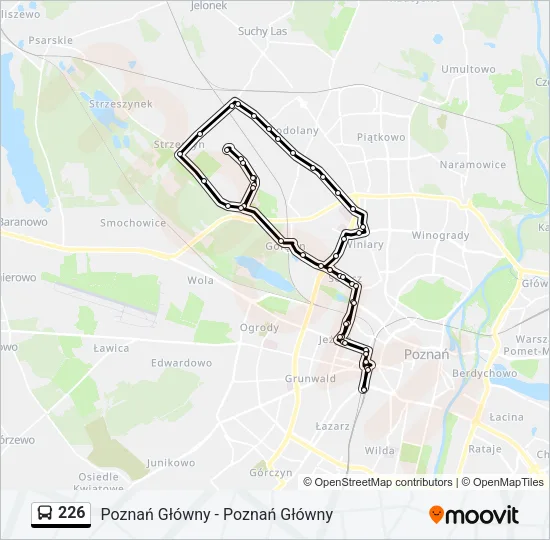 226 Bus Line Map