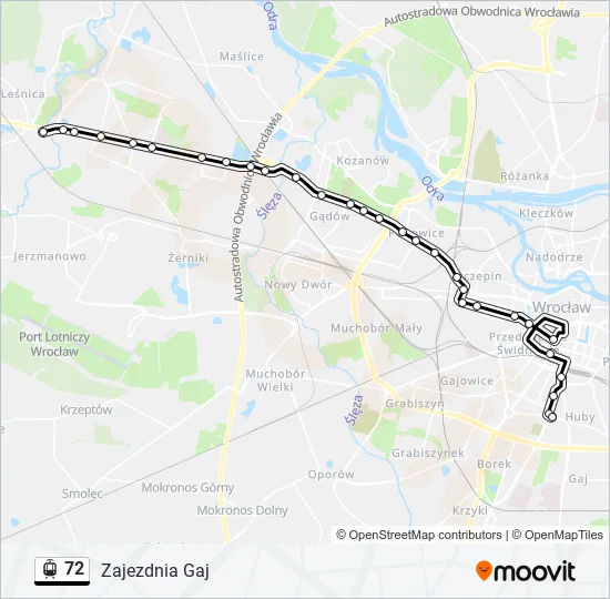72 Light Rail Line Map