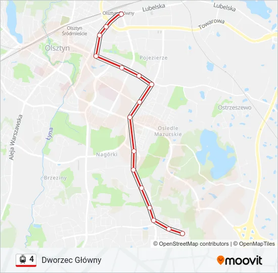 4 Light Rail Line Map