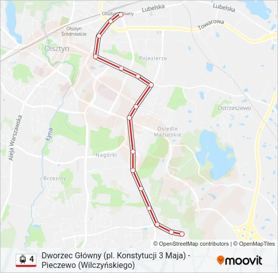 4 Light Rail Line Map