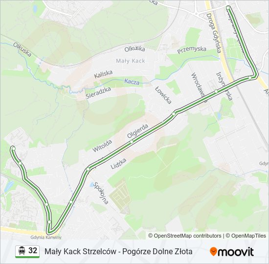 32 cable car Line Map