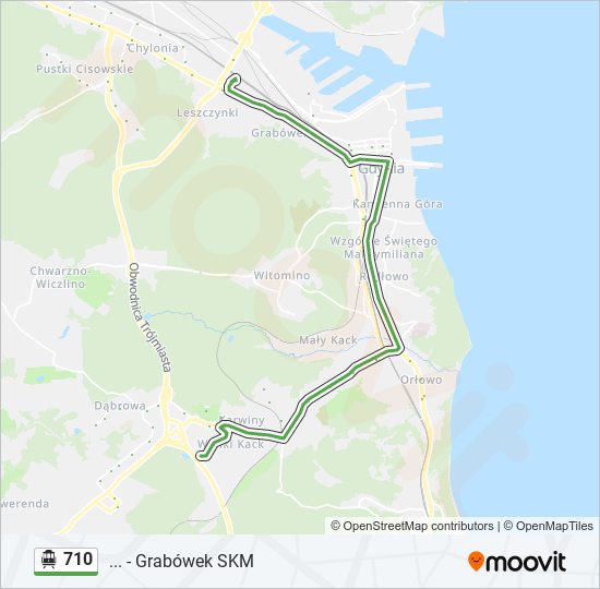 710 cable car Line Map