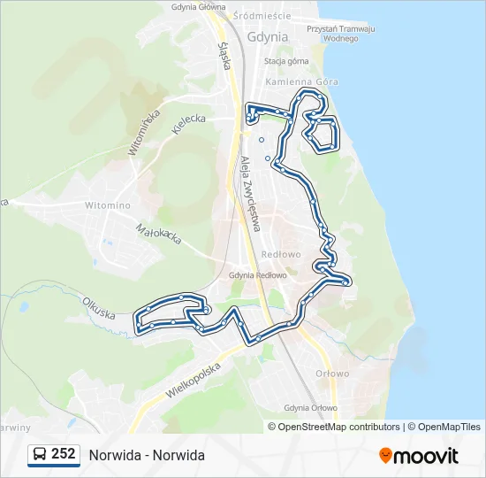 252  Line Map