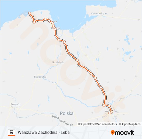 IC 15151 Train Line Map