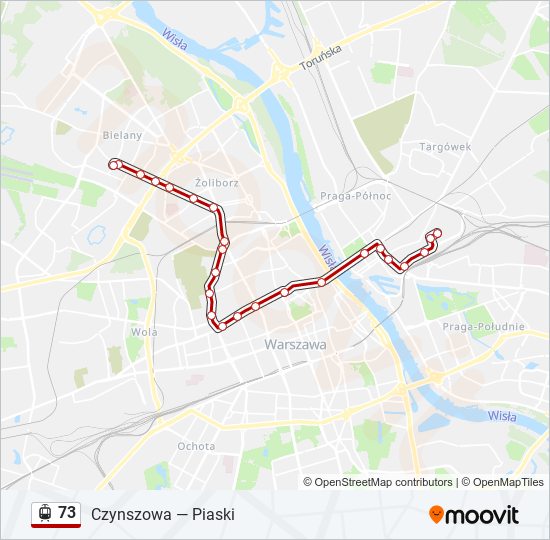 73 light rail Line Map