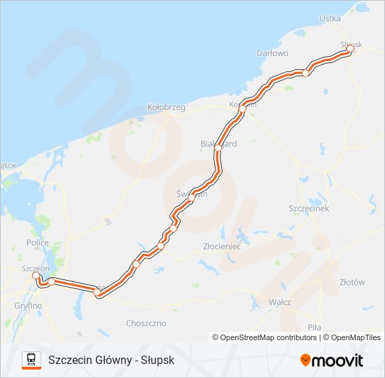 IC 85104 Train Line Map