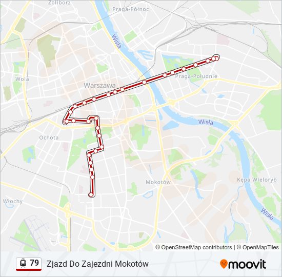 79 light rail Line Map