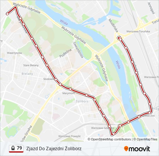 79 light rail Line Map