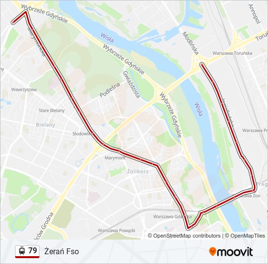 79 light rail Line Map