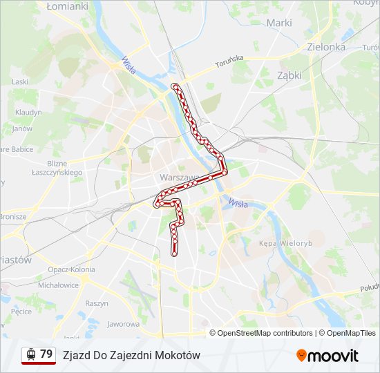 79 light rail Line Map