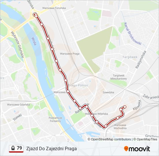 79 light rail Line Map