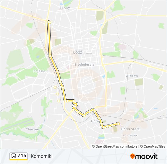 Z15 bus Line Map