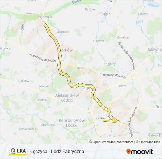 LKA train Line Map