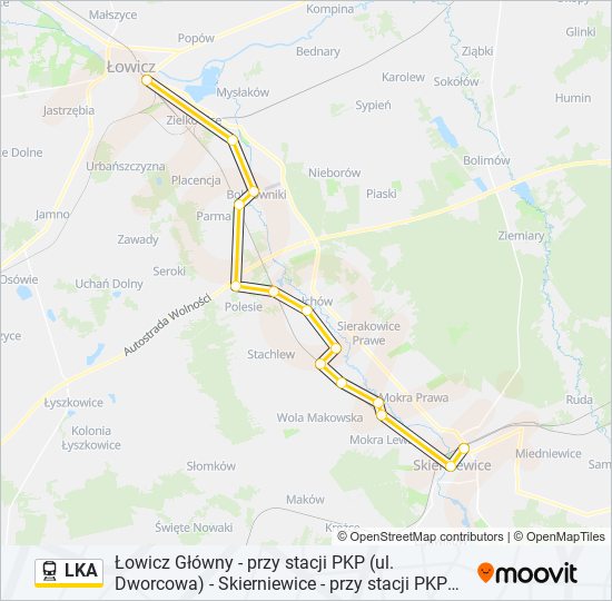 LKA train Line Map