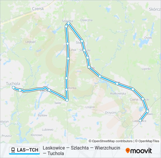 LAS—TCH train Line Map