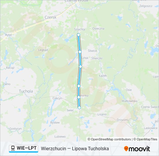 WIE—LPT train Line Map