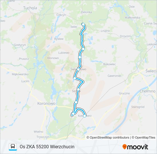 WIE—KTM [ZKA] bus Line Map