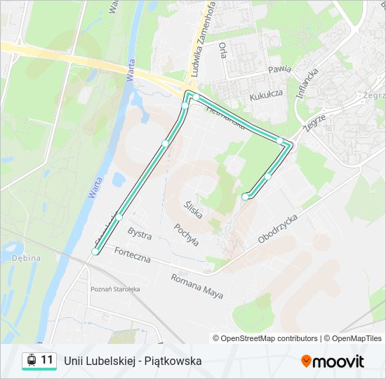 11 light rail Line Map