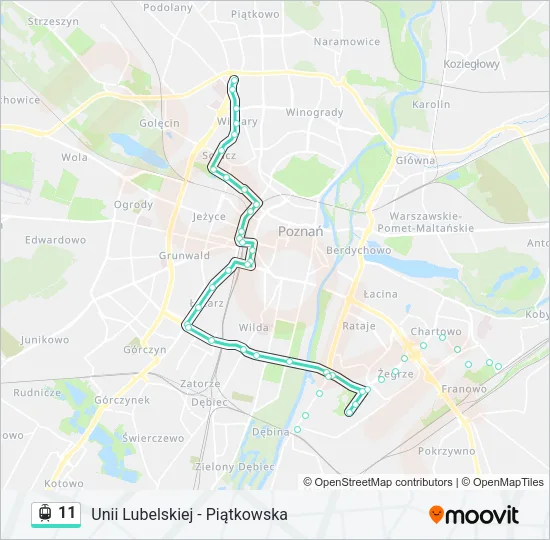 11 Light Rail Line Map
